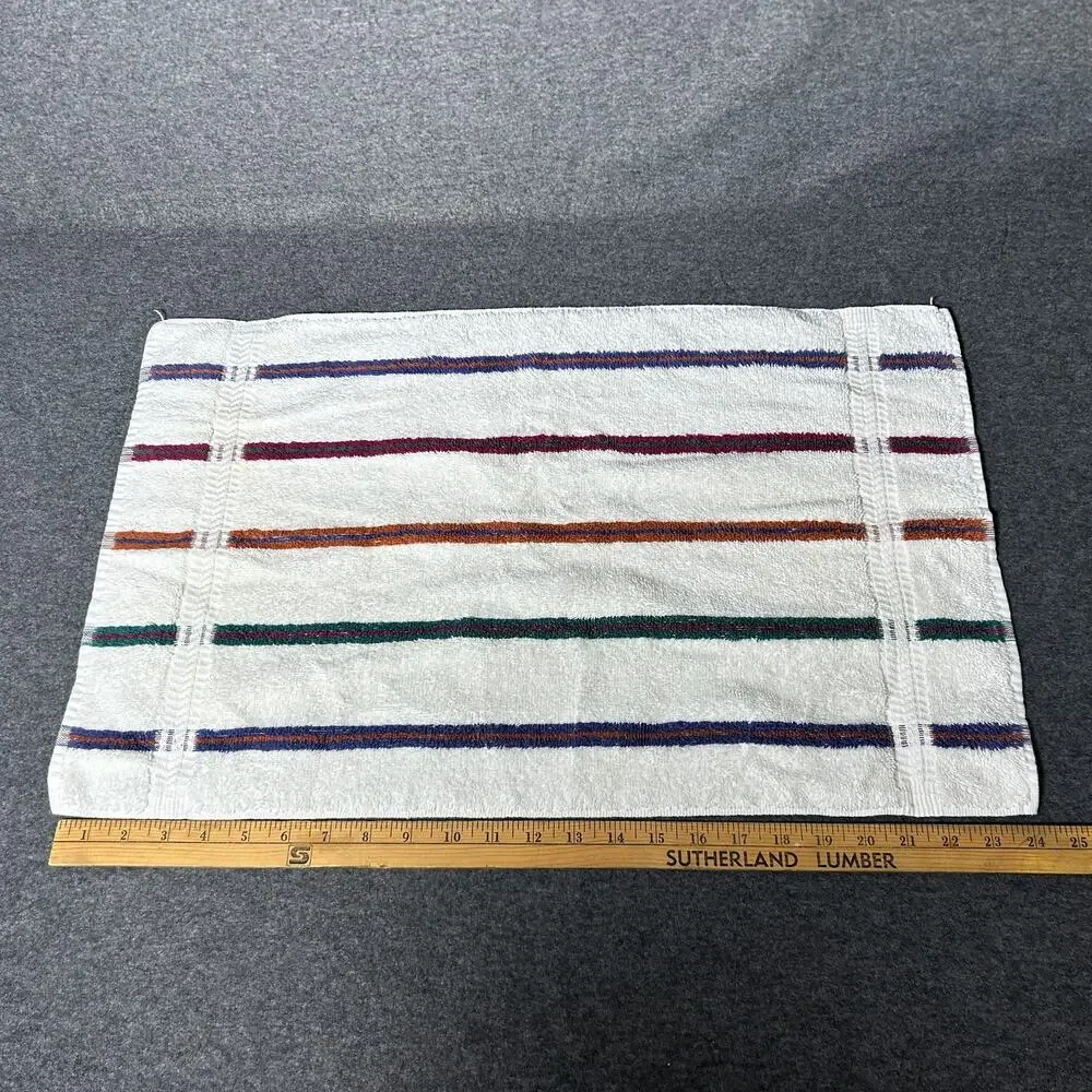 vintage hand towel striped cannon royal family 100% cotton